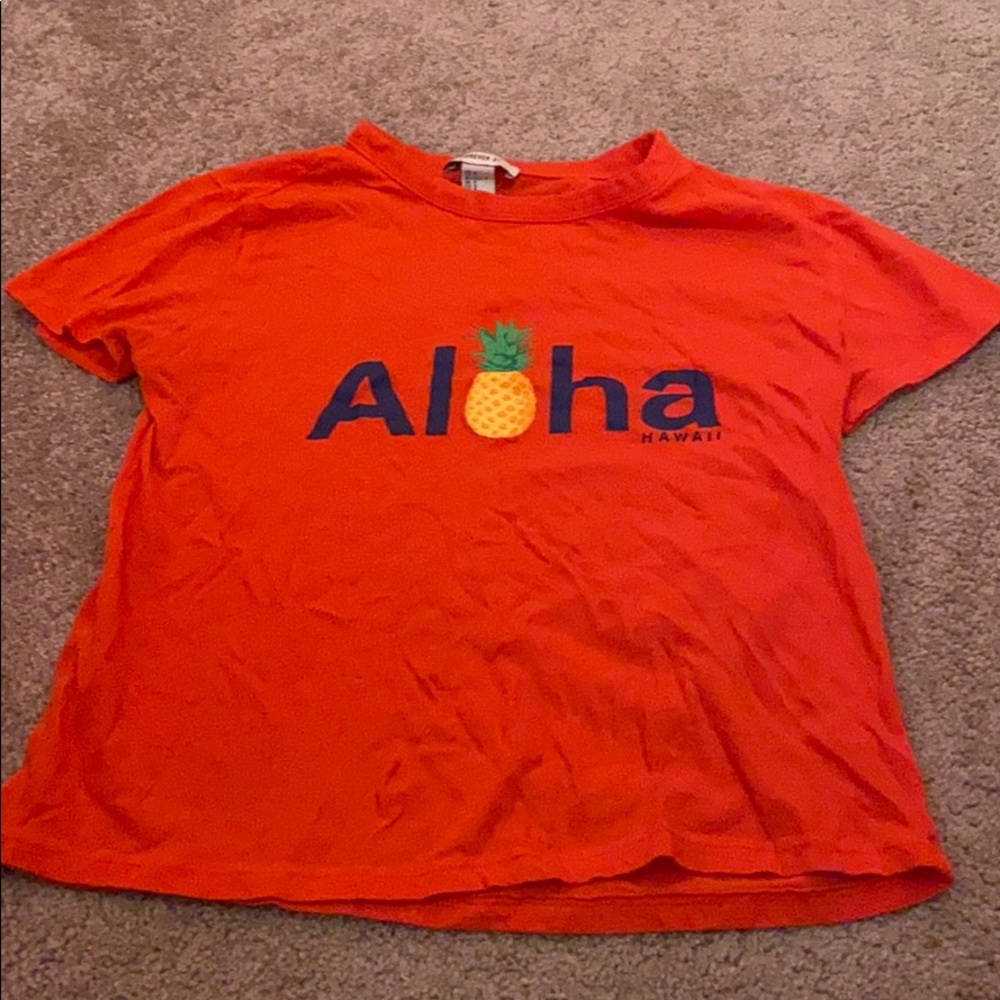 F21 Aloha Orange Tee